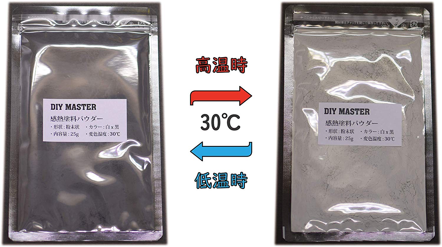 DIY MASTER ブラック→白変化