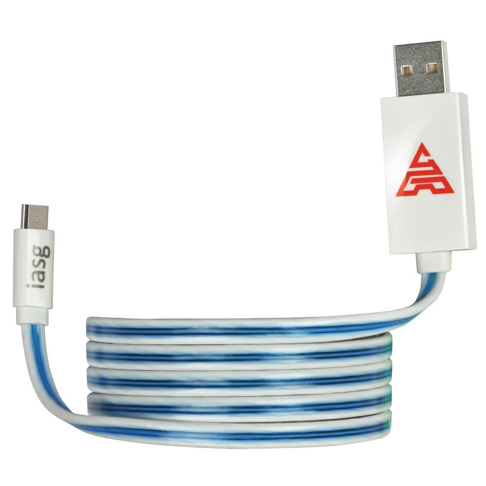 IASG LED Micro USB Blue
